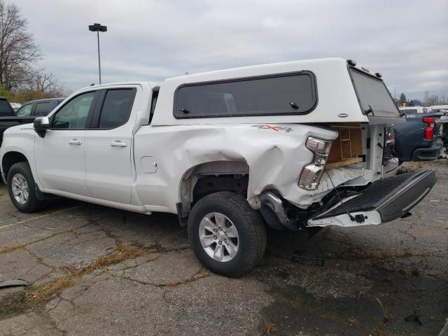 1GCRDDED3NZ574660 - 2022 CHEVROLET SILVERADO K1500 LT WHITE photo 2