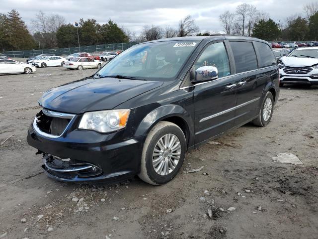 2C4RC1CG9DR623187 - 2013 CHRYSLER TOWN & COU TOURING L BLACK photo 1