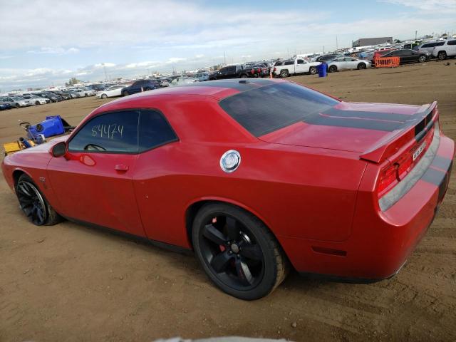 2B3CJ7DJ1BH526742 - 2011 DODGE CHALLENGER SRT-8 RED photo 2