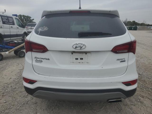 5XYZTDLB5JG559512 - 2018 HYUNDAI SANTA FE S WHITE photo 6