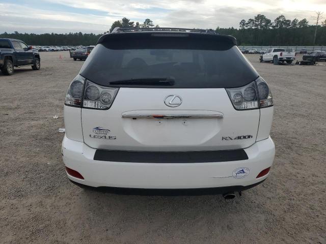 JTJHW31U172012612 - 2007 LEXUS RX 400H WHITE photo 6