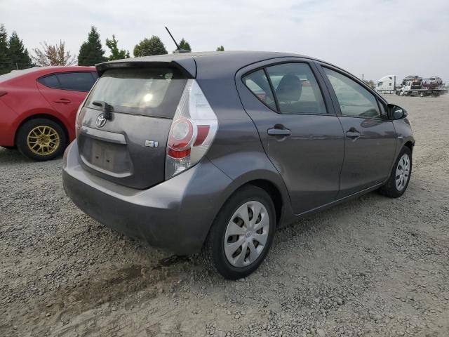 JTDKDTB37D1043403 - 2013 TOYOTA PRIUS C GRAY photo 3