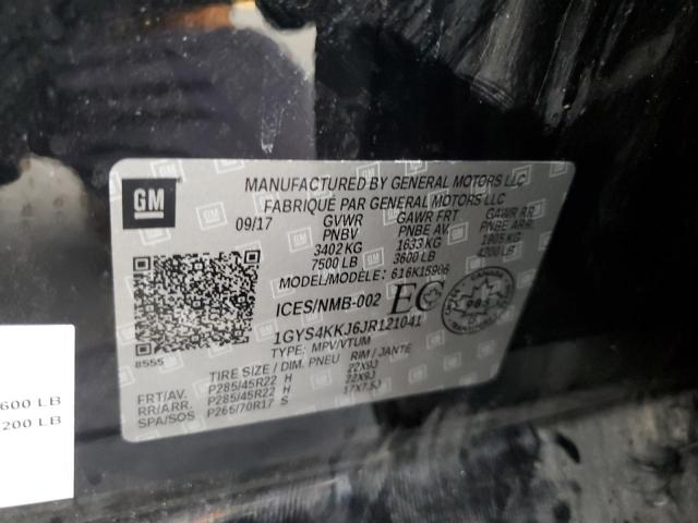 1GYS4KKJ6JR121041 - 2018 CADILLAC ESCALADE ESV PLATINUM 黑色 照片 13