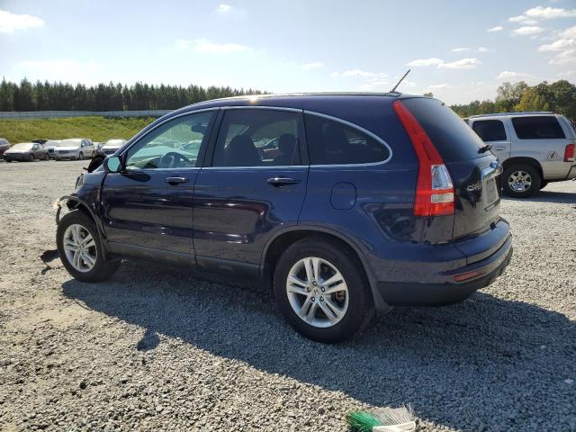 5J6RE3H70BL055829 - 2011 HONDA CR-V EXL BLUE photo 2