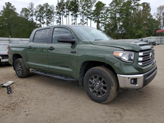 5TFDY5F19MX967260 - 2021 TOYOTA TUNDRA CREWMAX SR5 GREEN photo 4