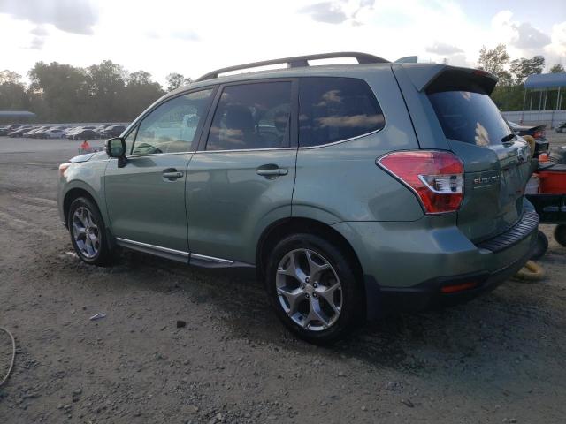 JF2SJAXC6GH438966 - 2016 SUBARU FORESTER 2.5I TOURING GREEN photo 2