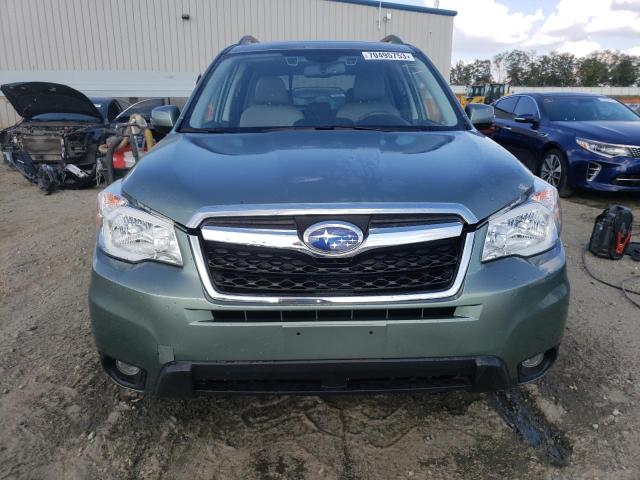 JF2SJAXC6GH438966 - 2016 SUBARU FORESTER 2.5I TOURING GREEN photo 5