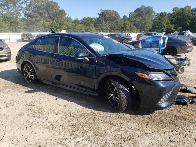 4T1B11HK2JU563235 - 2018 TOYOTA CAMRY L BLUE photo 4