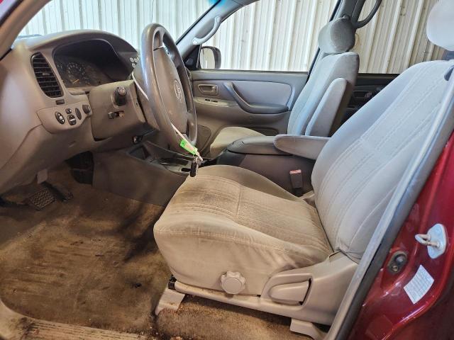 5TBDT44134S464947 - 2004 TOYOTA TUNDRA DOUBLE CAB SR5 BURGUNDY photo 7