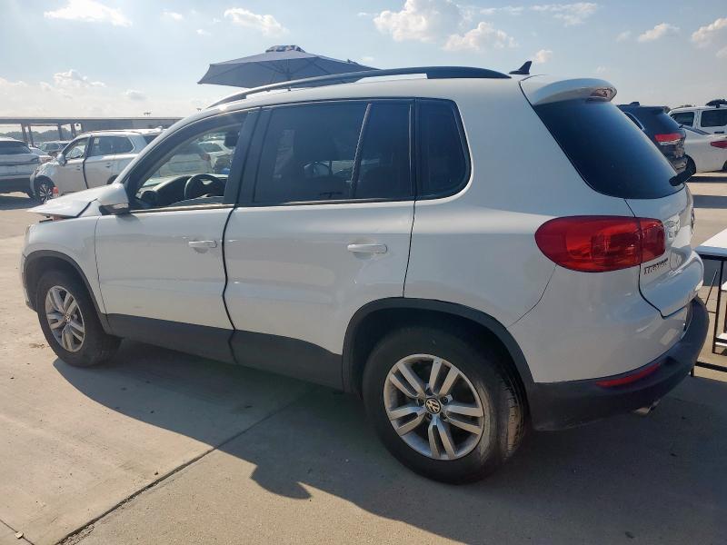 WVGAV7AX7HK033776 - 2017 VOLKSWAGEN TIGUAN S WHITE photo 2