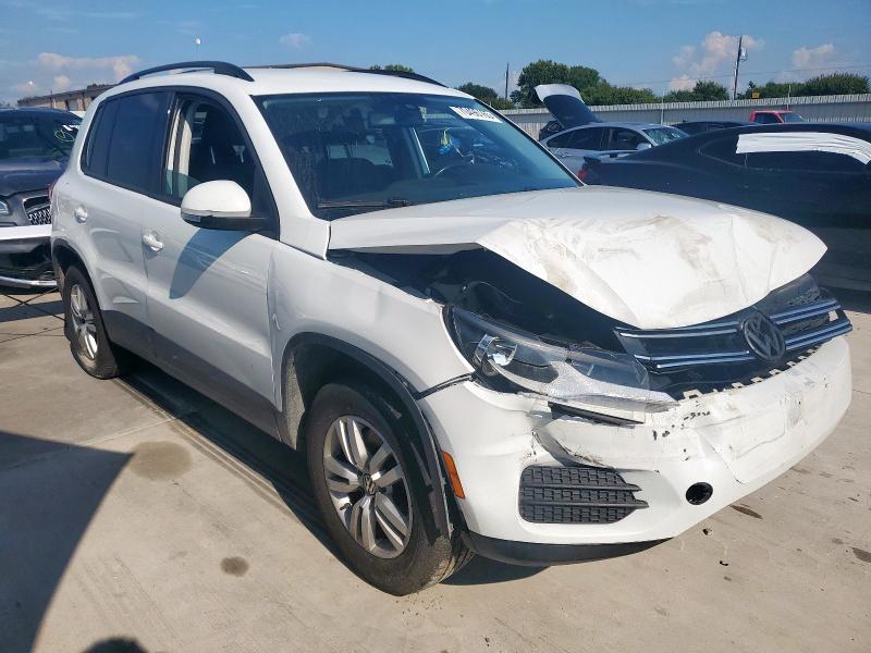 WVGAV7AX7HK033776 - 2017 VOLKSWAGEN TIGUAN S WHITE photo 4