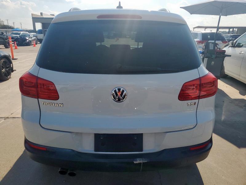 WVGAV7AX7HK033776 - 2017 VOLKSWAGEN TIGUAN S WHITE photo 6