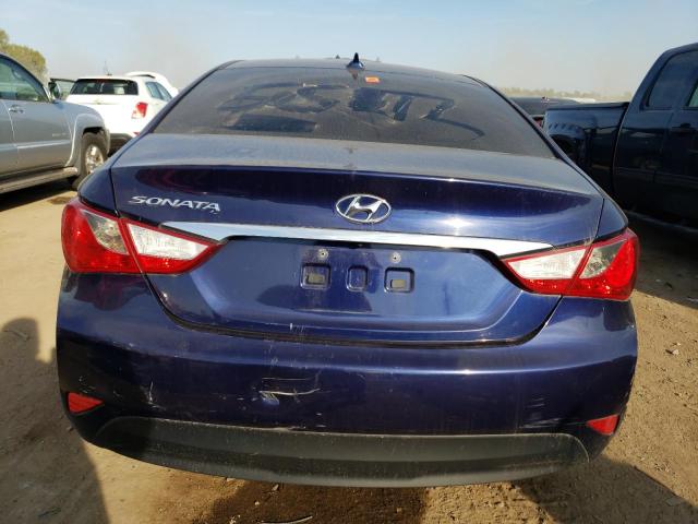 5NPEB4AC7EH902980 - 2014 HYUNDAI SONATA GLS BLUE photo 6