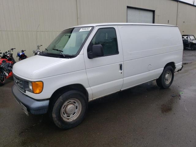 1FTRE14W84HA95492 - 2004 FORD ECONOLINE E150 VAN WHITE photo 1