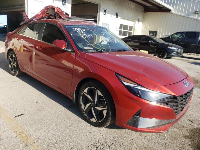 KMHLP4AG3NU248346 - 2022 HYUNDAI ELANTRA LIMITED ORANGE photo 4