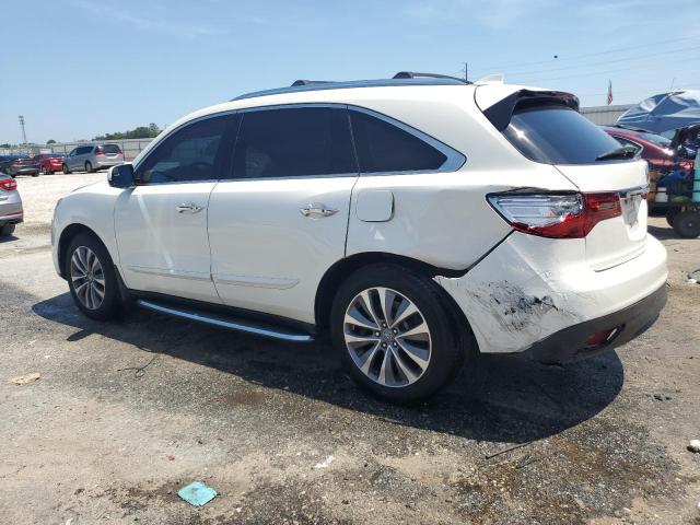5FRYD3H44EB006794 - 2014 ACURA MDX TECHNOLOGY WHITE photo 2