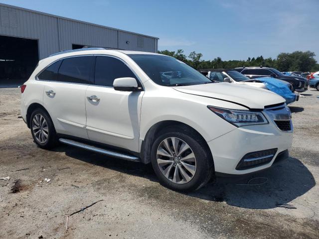 5FRYD3H44EB006794 - 2014 ACURA MDX TECHNOLOGY WHITE photo 4