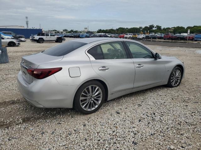 JN1EV7AR0JM433540 - 2018 INFINITI Q50 LUXE SILVER photo 3