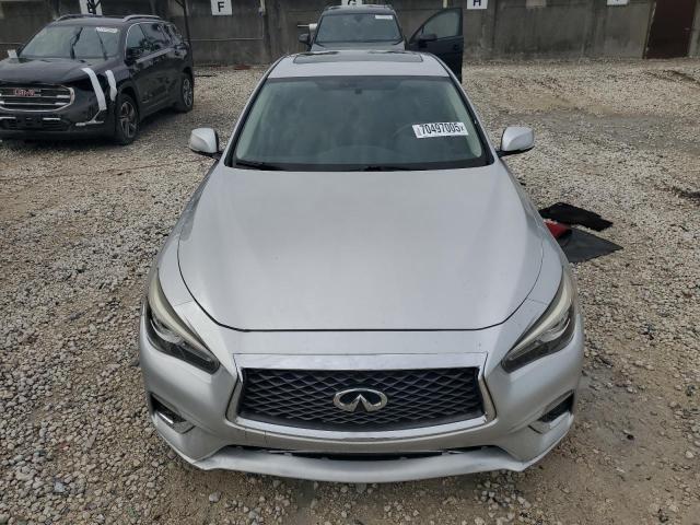 JN1EV7AR0JM433540 - 2018 INFINITI Q50 LUXE SILVER photo 5