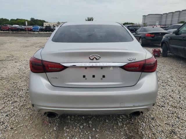JN1EV7AR0JM433540 - 2018 INFINITI Q50 LUXE SILVER photo 6