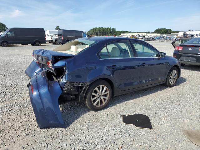 3VWD17AJ4EM375695 - 2014 VOLKSWAGEN JETTA SE BLUE photo 3
