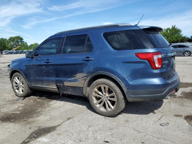1FM5K7D88JGB87145 - 2018 FORD EXPLORER XLT 蓝色 照片 2