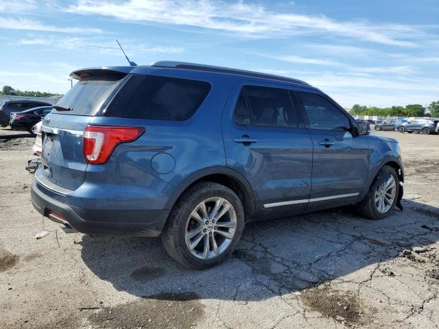 1FM5K7D88JGB87145 - 2018 FORD EXPLORER XLT 蓝色 照片 3