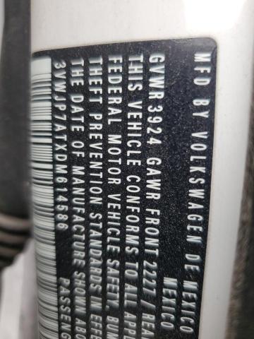 3VWJP7ATXDM614586 - 2013 VOLKSWAGEN BEETLE 白色 照片 13