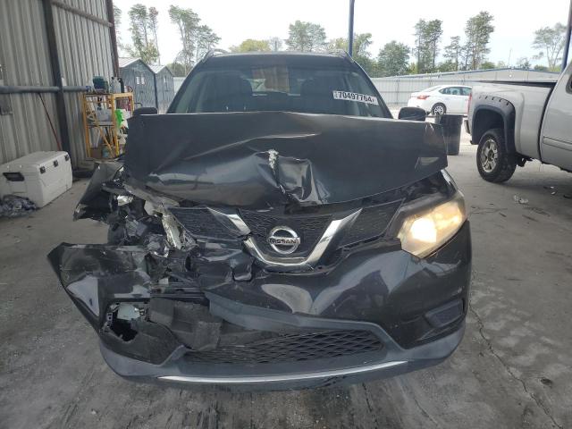 KNMAT2MT3GP662037 - 2016 NISSAN ROGUE S BLACK photo 5