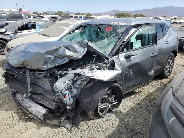 3GNKBHR41RS145956 - 2024 CHEVROLET BLAZER 2LT GRAY photo 1