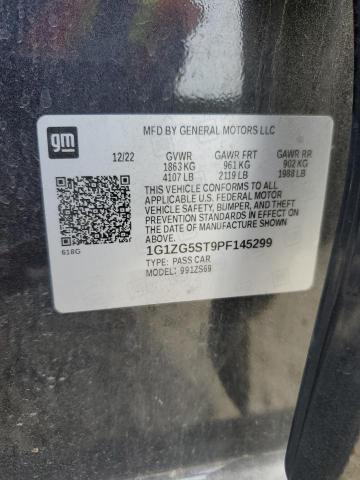 1G1ZG5ST9PF145299 - 2023 CHEVROLET MALIBU RS 石墨色 照片 13