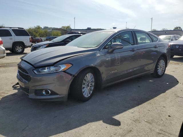 3FA6P0LU5ER190217 - 2014 FORD FUSION SE HYBRID GRAY photo 1