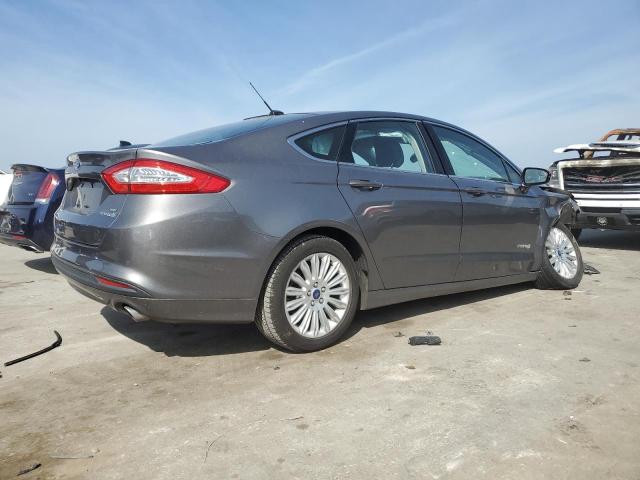 3FA6P0LU5ER190217 - 2014 FORD FUSION SE HYBRID GRAY photo 3