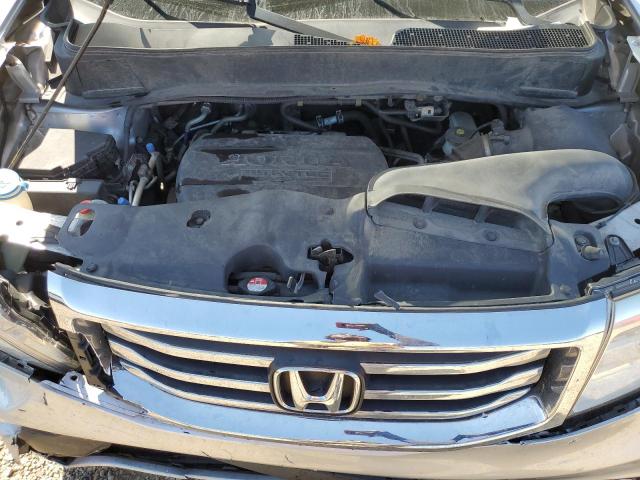 5FNYF3H59EB024406 - 2014 HONDA PILOT EXL ვერცხლისფერი ფოტო 12