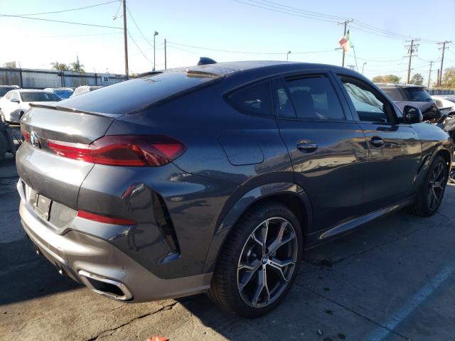 5UXCY6C00M9D74311 - 2021 BMW X6 XDRIVE40I CHARCOAL photo 3