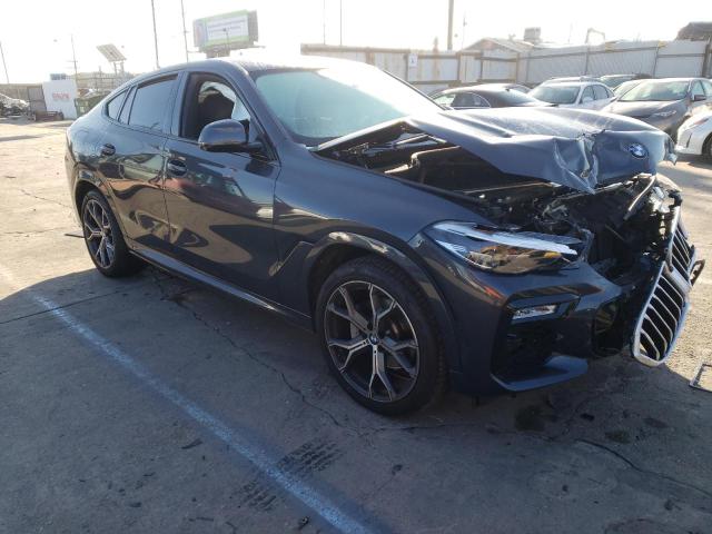 5UXCY6C00M9D74311 - 2021 BMW X6 XDRIVE40I CHARCOAL photo 4