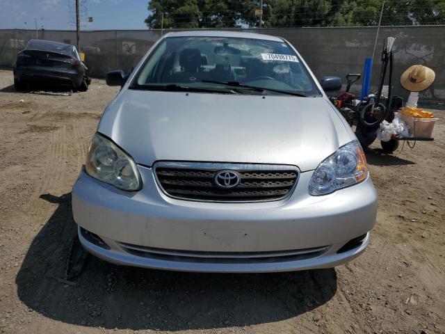 JTDBR32E270102581 - 2007 TOYOTA COROLLA CE SILVER photo 5
