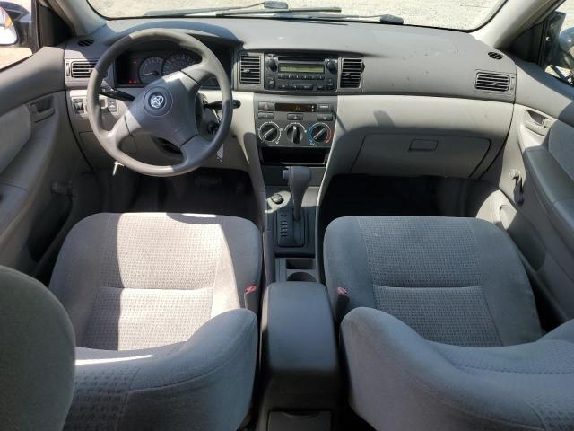 JTDBR32E270102581 - 2007 TOYOTA COROLLA CE SILVER photo 8