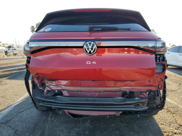 WVGKMPE24NP065511 - 2022 VOLKSWAGEN ID.4 PRO S RED photo 6