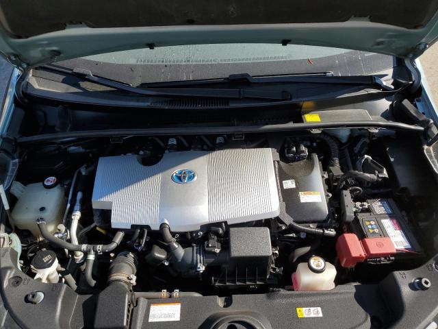 JTDKBRFU3J3063109 - 2018 TOYOTA PRIUS Зеленый фото 11