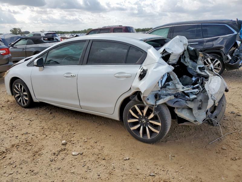 19XFB2F9XEE008272 - 2014 HONDA CIVIC EXL WHITE photo 2