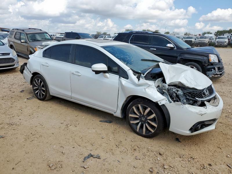 19XFB2F9XEE008272 - 2014 HONDA CIVIC EXL WHITE photo 4
