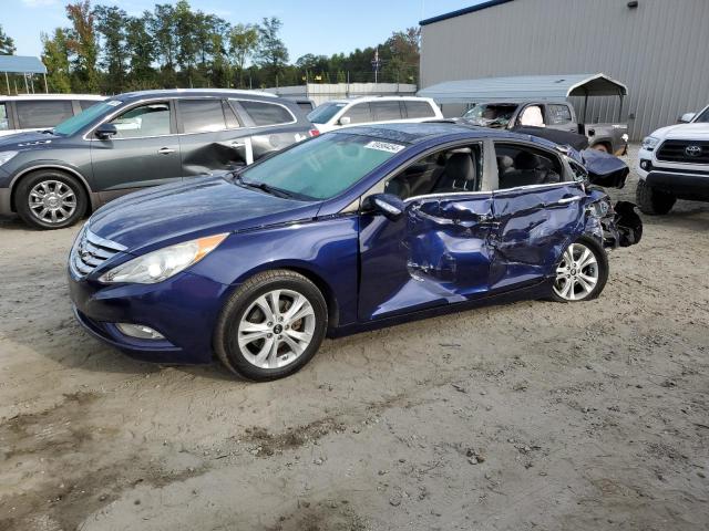 5NPEC4AC4CH432935 - 2012 HYUNDAI SONATA SE BLUE photo 1