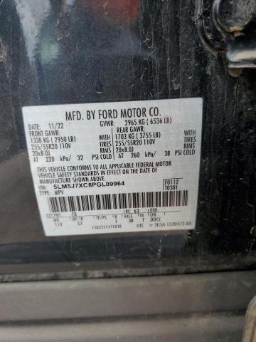 5LM5J7XC8PGL09964 - 2023 LINCOLN AVIATOR RESERVE შავი ფოტო 13