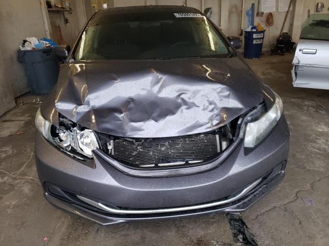 19XFB2F75FE037016 - 2015 HONDA CIVIC SE GRAY photo 5