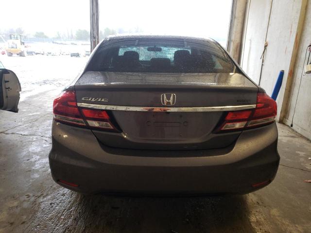 19XFB2F75FE037016 - 2015 HONDA CIVIC SE GRAY photo 6