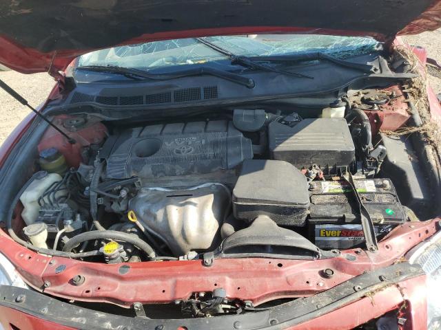 4T1BF3EK5AU045976 - 2010 TOYOTA CAMRY BASE RED photo 11