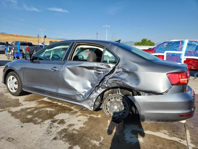 3VW2K7AJXFM306466 - 2015 VOLKSWAGEN JETTA BASE GRAY photo 2