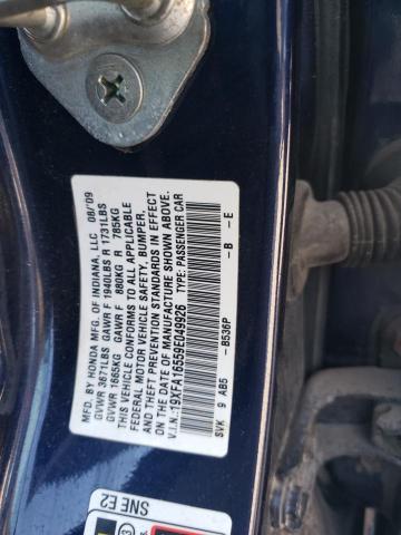 19XFA16559E049926 - 2009 HONDA CIVIC LX BLUE photo 13