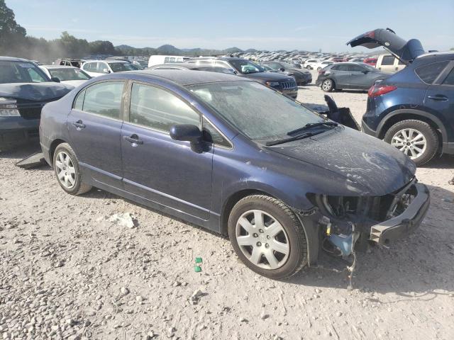 19XFA16559E049926 - 2009 HONDA CIVIC LX BLUE photo 4